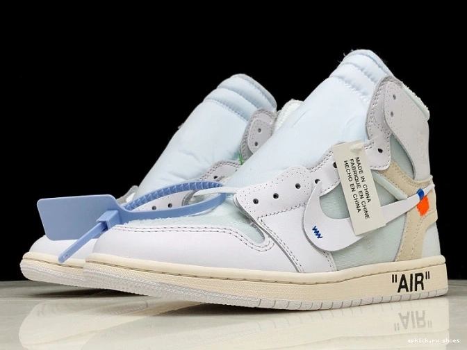 Rep Jordan High White AQ0818-100 Off-White Air Retro 1 0810